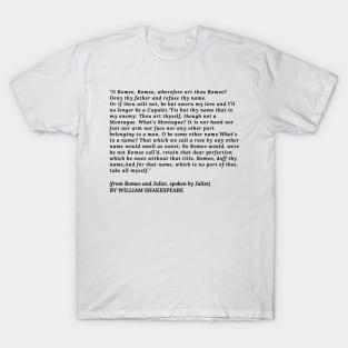 O Romeo, Romeo T-Shirt